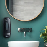 Robustt Manual Wall Mounted Liquid Soap Dispenser - Black (350 ml, Pack of 1)